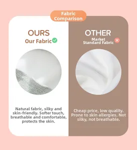 Comparison showing our high-quality natural fabric versus standard sparse materials