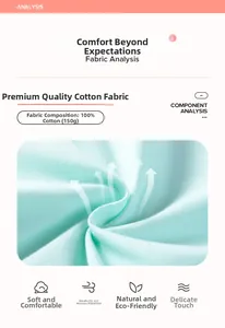 Dettaglio del tessuto 100% cotone per abito estivo da bambina, texture mesh da 150g