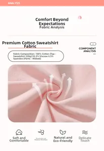 Stoffdetail des Mädchen-Sweatshirts aus 230g Baumwolle zeigt atmungsaktive Textur