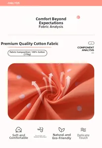 Detail aus 100% Baumwolle, orangefarbener Polka-Dot-Stoff mit weicher 170g Stricktextur