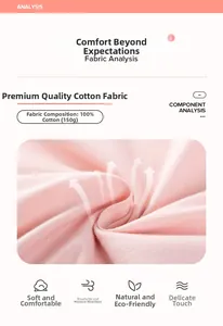 Detail of pink 100% cotton fabric with 150g weight showing soft and breathable texture