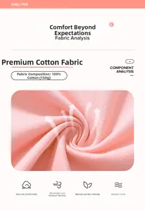 Dettaglio del morbido tessuto 100% cotone rosa con trama traspirante e peso di 150g