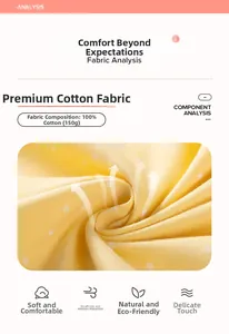 Detail of yellow cotton fabric with white star print showing breathable soft texture