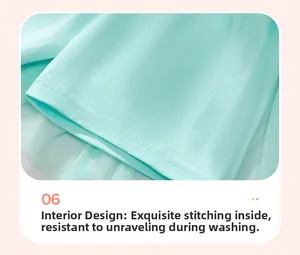 Detail view of smooth inner lining and fine stitching on a mint green girls tutu dress