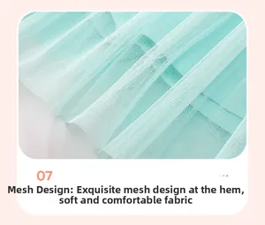 Close-up of soft mint green multilayered mesh fabric with fine net structure