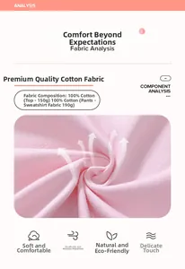 Dettaglio del tessuto in cotone 100% rosa per bambina e trama French Terry traspirante