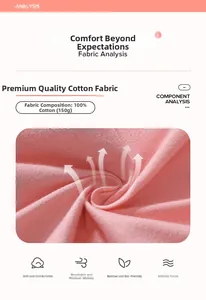 Detail of 100% cotton pink knit fabric showing 150g weight and breathable texture