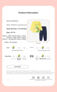 Detailed size chart and fabric specs for Little Maven cotton boys crocodile outfit