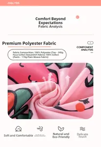Gros plan du tissu de sweat à capuche en polyester rose avec motifs pastèque