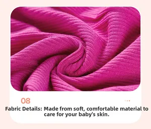 Macro shot of soft ribbed rose red fabric for kids clothes showing texture and quality