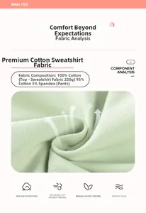 Detail der 100% Baumwollstoff-Analyse und weiche Textur für Herbst-Mädchen-Bekleidungsset