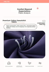 Detail der lila 100% Baumwoll-Sweatshirt-Stoff und Rippstrick-Textur für Mädchen-Outfit