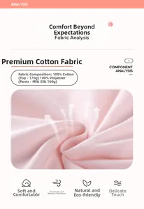Gros plan sur la texture du tissu rose en coton et polyester pour ensembles fille