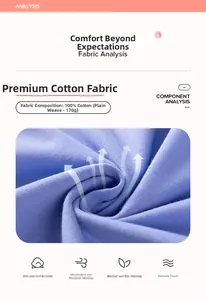 Dettaglio del tessuto 100% cotone 170g morbido e traspirante per abiti a righe da bambina