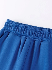 Langärmeliges Baumwollshirt für Jungen mit elastischem Bund und sauberen Nähten