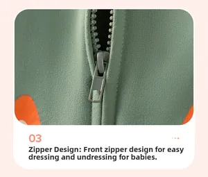 Detailed macro view of the zipper closure on this knit cotton baby zip-up hoodie jacket