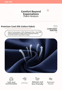 Détail de la texture en tricot de polyester bleu marine 250g pour hoodies garçons