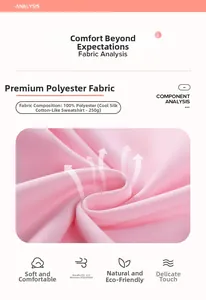 Macro texture du tissu tricoté rose doux 250g pour robes de bébé, détail 100% polyester