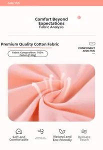 Macro detail of 100% cotton breathable fabric for summer girl dress at 150g weight