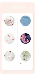 Détail du tissu en coton pour robe fille avec imprimé cerise et coutures délicates