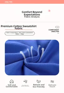 Detail showing soft 100% cotton 190g blue knit fabric texture for boys shorts