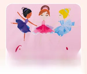 Détail en coton rose avec imprimé de danseuse de ballet Lovely Dancer et transfert à chaud