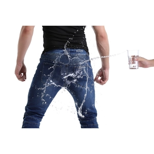 Jean de moto pour hommes déperlant en bleu foncé avec tissu en denim protecteur