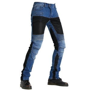 Motorradjeans für Herren mit Mesh-Einsätzen, Protektoren und dehnbaren Kniezonen