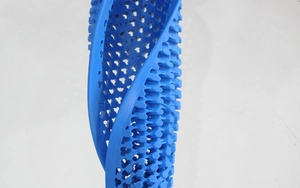Protections de hanche et genou en silicone bleu avec structure en nid d'abeille flexible