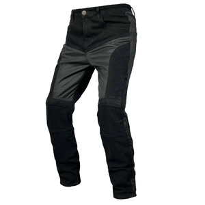 Jeans moto respirant pour homme avec protections aux genoux réglables et rembourrage