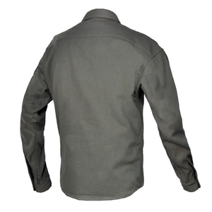 Veste de moto vert armée pour hommes et femmes, protection imperméable vue de l'arrière