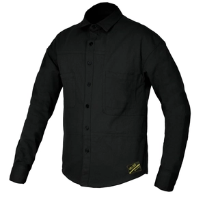 Veste de moto imperméable en toile noire avec poches de poitrine pour motards