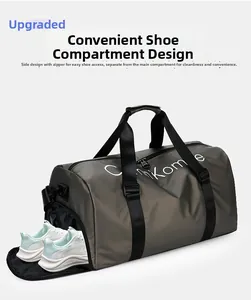 Sac de voyage avec compartiment à chaussures latéral pour un rangement séparé