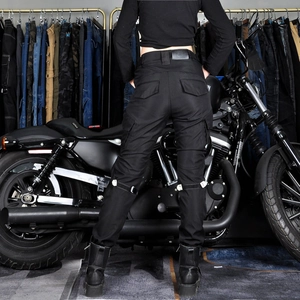Women's waterproof motorcycle riding pants with multi-pockets and protective cargo design
