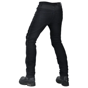 Slim fit breathable motorcycle jeans for men featuring protective mesh and biker style