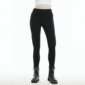 Women's protective slim-fit motorcycle jeans with stretch fabric and high-waist cut