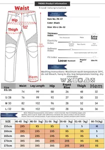 Tableau des tailles pour pantalon de moto femme avec mesures et conseils d'ajustement