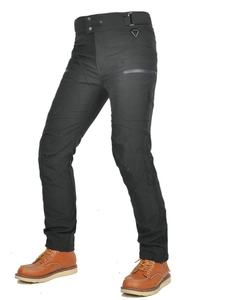 Pantaloni da moto tattici impermeabili con ginocchia rinforzate e tasche laterali