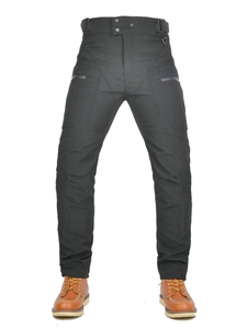 Pantaloni da moto impermeabili con tasche funzionali e protezioni per ginocchia