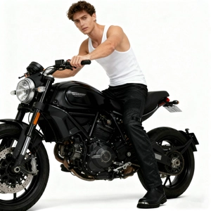 Men Motorcycle Riding Pants Coated Denim Protective Racing Trousers With Removable Pads Stretch Panels Windproof Gear