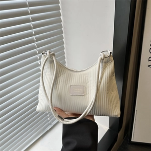 Sac sous le bras Plissé pour Femme Grande Capacité Sac à Bandoulière en Cuir PU Simple Décontracté Sac Cabas Hobo Polyvalent avec Fermeture Éclair