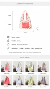 Detailed view showing dimensions and dual-sided floral canvas tote bag specifications