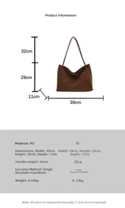 Guía de tallas detallada con dimensiones 39x29x11cm para bolso tote de leopardo
