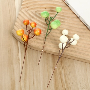 Artificial Berries Foam Fruit Branches For Christmas Decoration Home Table Centerpiece Photography Props Holiday Decor