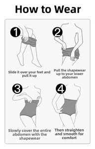 Tutoriel en quatre étapes pour porter la culotte sculptante grise à taille haute gainante
