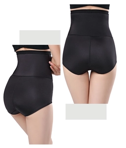 Vue détaillée de la gaine amincissante taille haute avec effet push-up et ventre plat