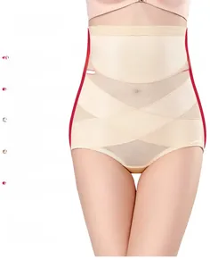 Détails de gaine amincissante taille haute avec mesh respirant et rembourrage fessier