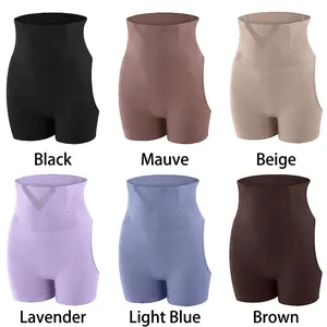 High-waist tummy control shapewear in six colors featuring seamless compression design