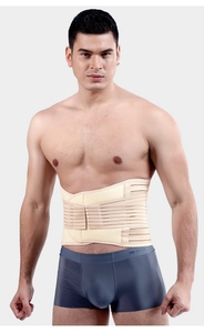 Détail de la ceinture abdominale ajustable multicouche pour le soutien et le galbe