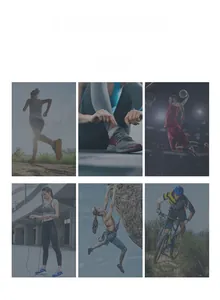 Gaine amincissante pour la course, fitness, basket et cyclisme dans divers scénarios sportifs